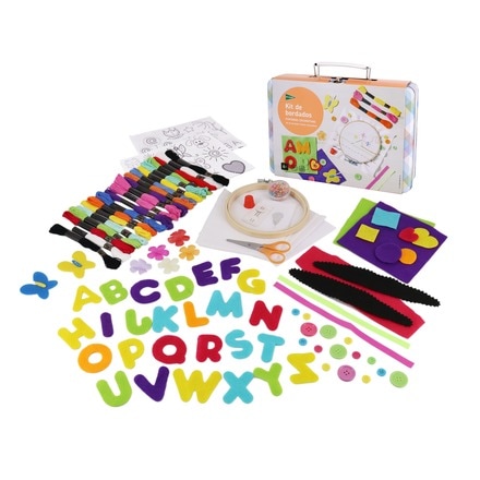 Kit de bordados Puntadas decorativas 