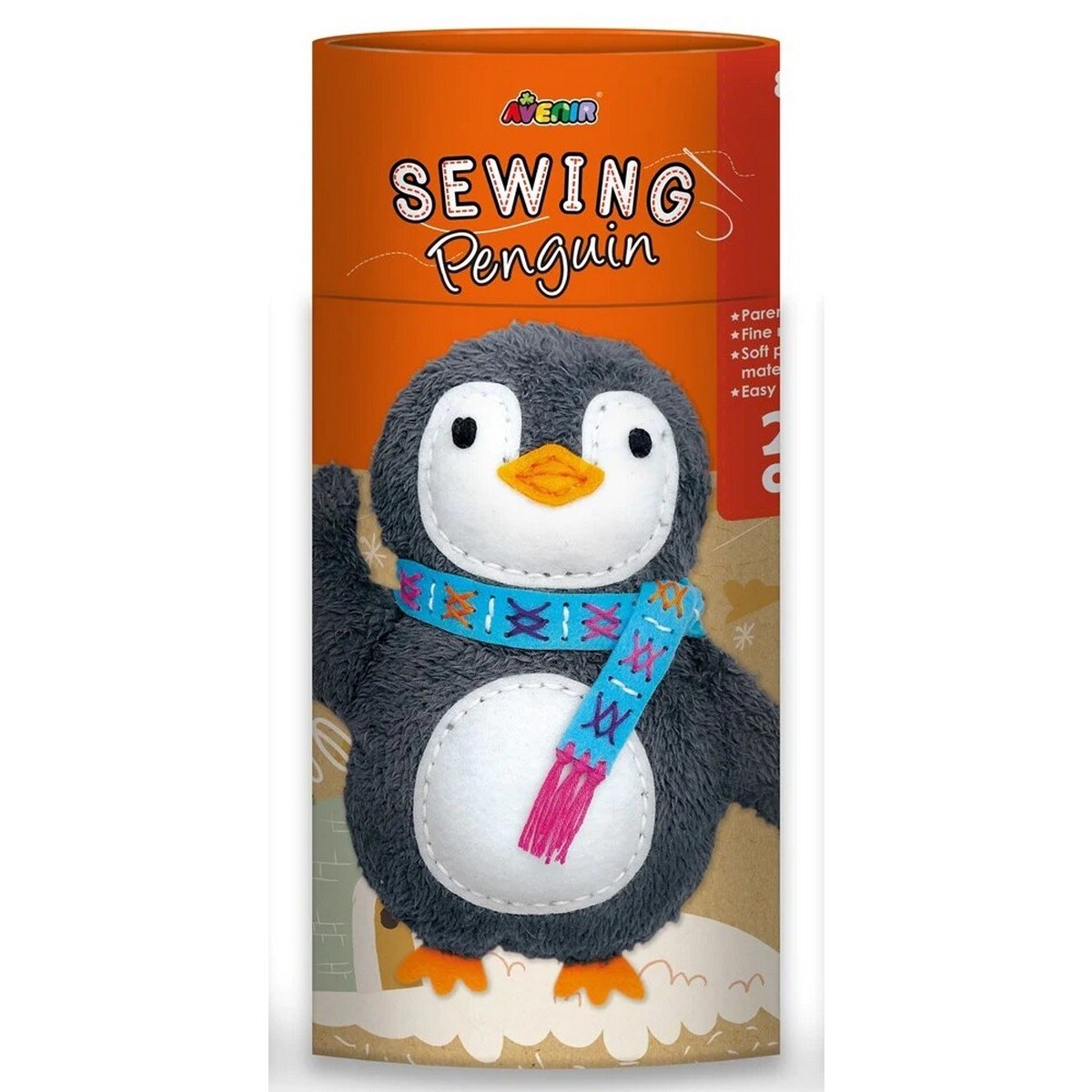 Imagem 0 de Conjunto de costura Peluche Pinguin Avenir Multicolor