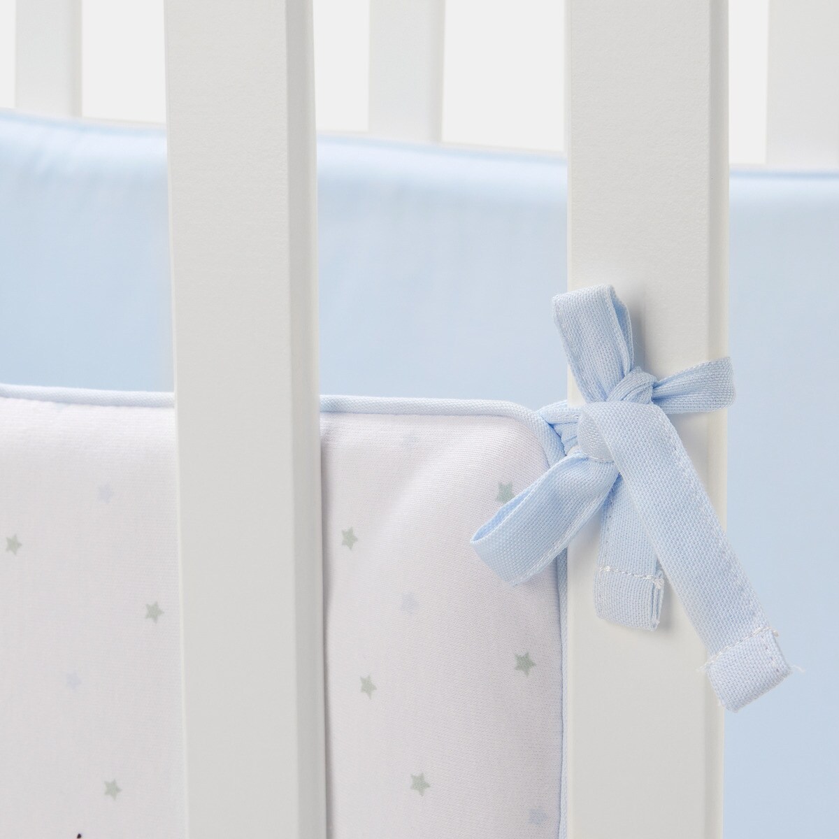 Bumper Básico 40*180 cm Estrelas Azul-claro-3
