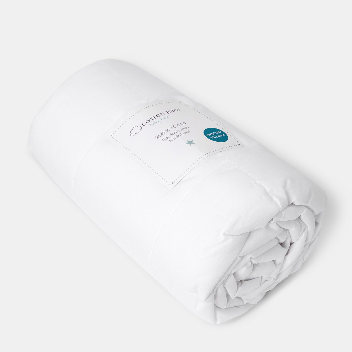 Edredão Nórdico Tato de Seda (Disponível em Várias Medidas) Branco-3