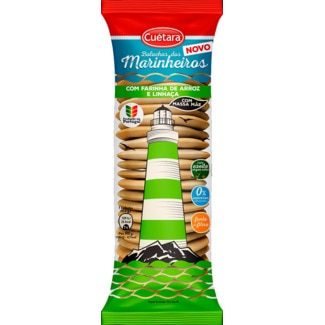 Cuétara Marinheiros de Arroz e Linhaça embalagem 150 g