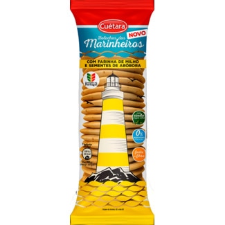 Cuétara Marinheiros Milho e Sementes de Abóbora embalagem 150 g