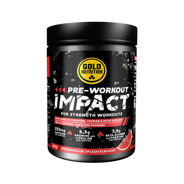 Pre Entreno Impact 400g Sabor Sandia GoldNutrition