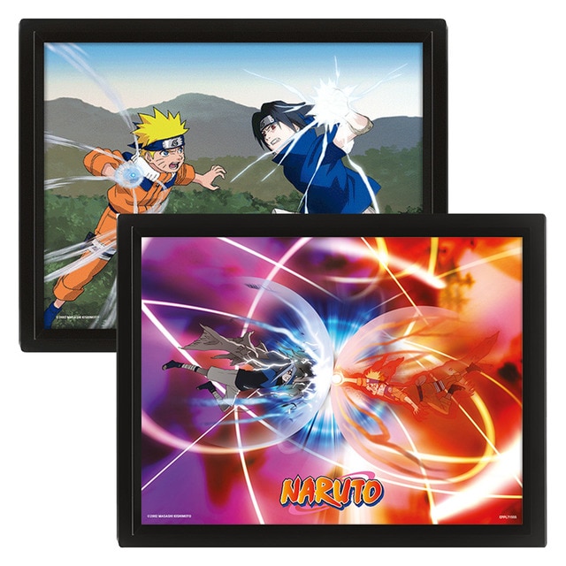 Póster 3D choque poder Naruto Pyramid.