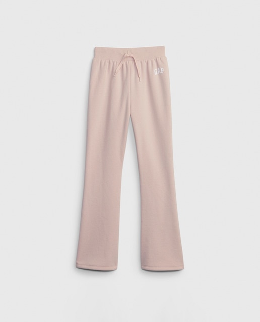 Pantalón de chándal acampanados de mezcla de algodón