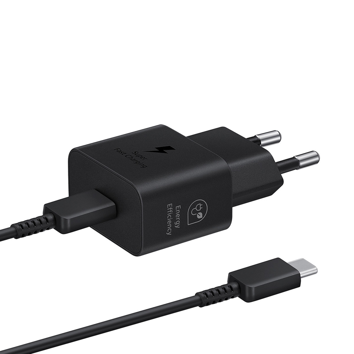 Carregador de 25 W com Cabo - Preto Preto-2