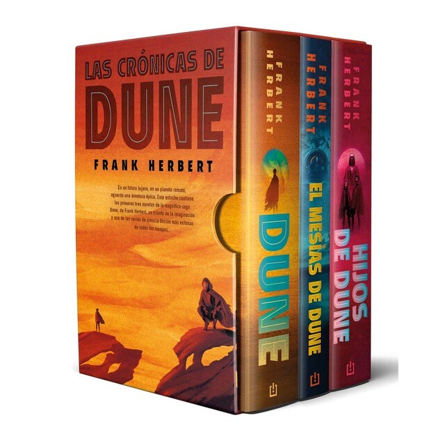 "Trilogía Dune, edición de lujo (estuche con: Dune | El mesías de Dune | Hijos de Dune)"