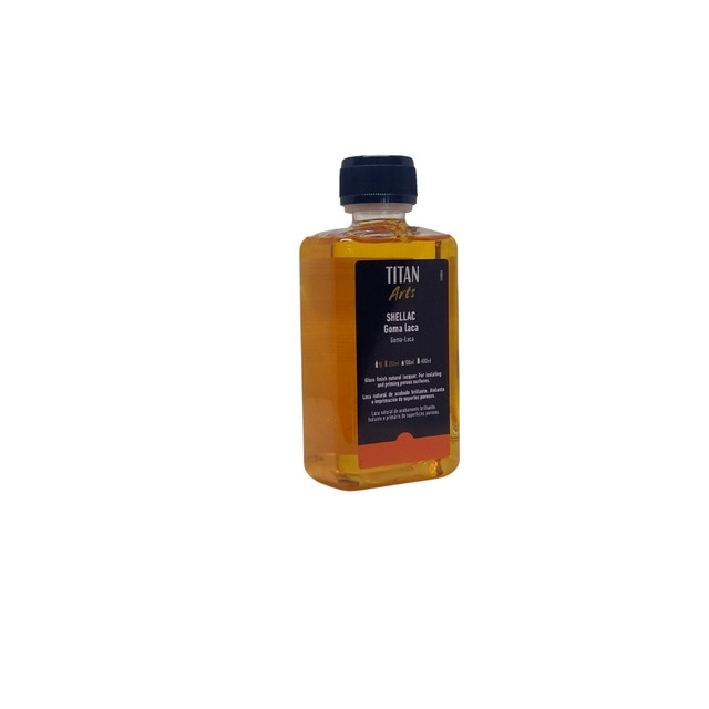 Botella de goma laca 250ml TITAN Arts.