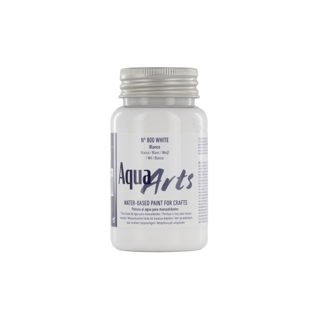Bote de pintura para manualidades de 100ml TITAN Arts blanco.