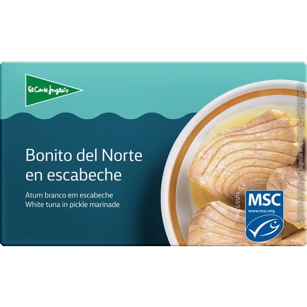 bonito del norte en escabeche lata 73 g neto escurrido