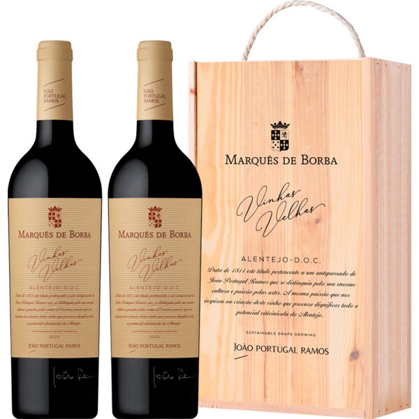 Vinho Tinto do Alentejo Vinhas Velhas Pack 2 unidades garrafa 75 cl