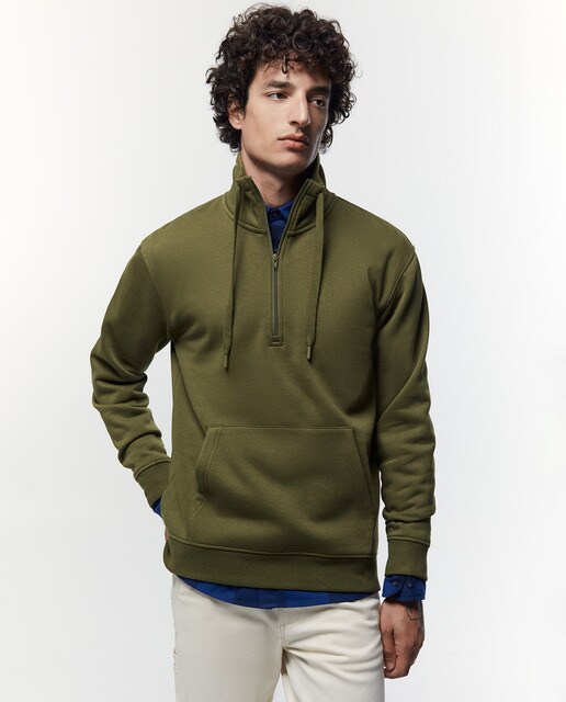 Sweat col montant homme hot sale