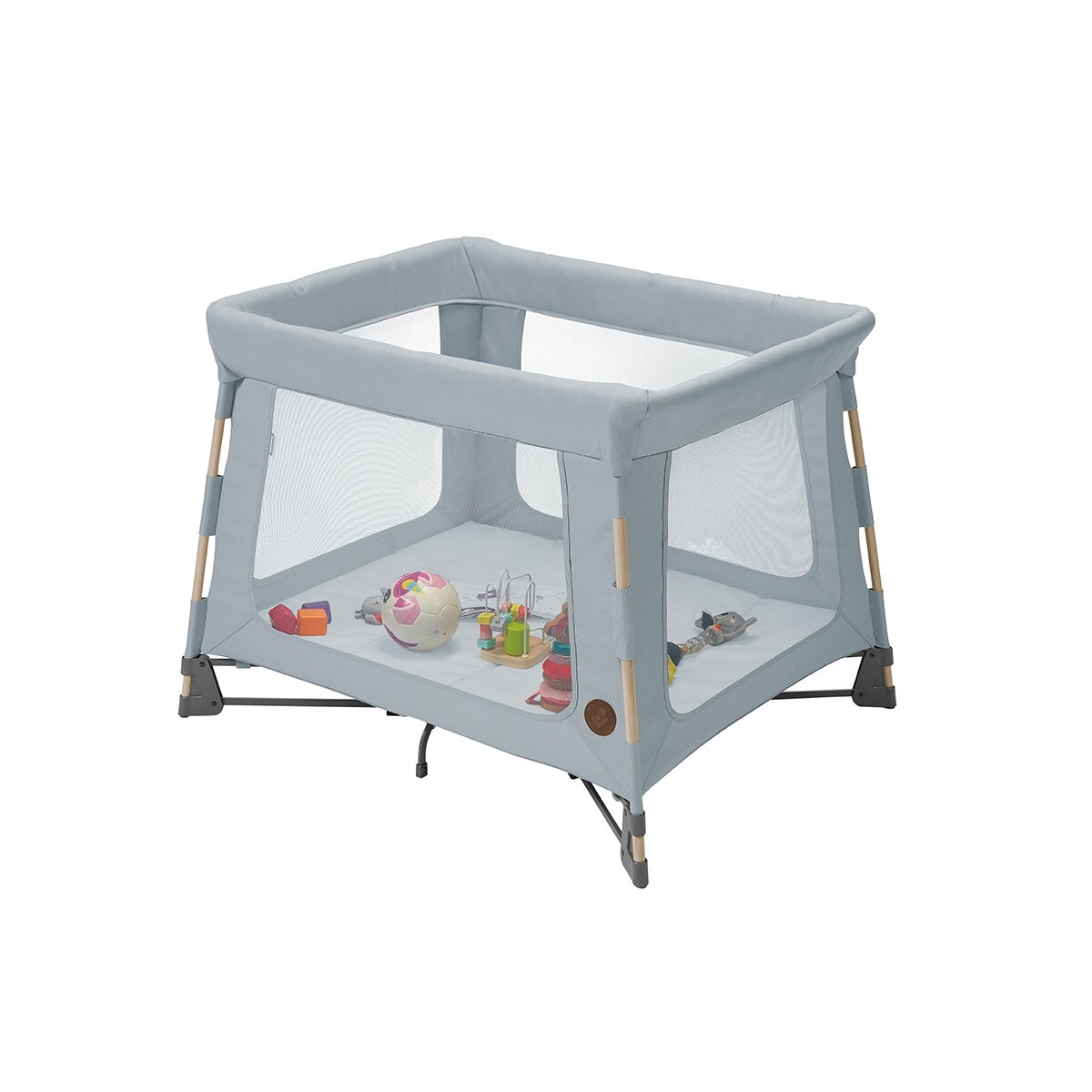 Berço de Viagem Swift Playard, 0-3,5 Anos - <15 Kg Cinzento-12