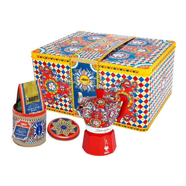 Set cafetera Moka y café Dolce & Gabbana Bialetti