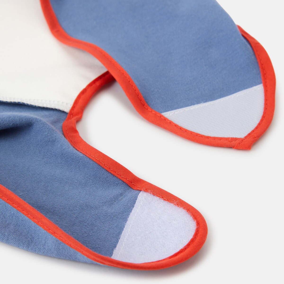 Babete Plastificado com Mangas de Malha Selva Azul-2