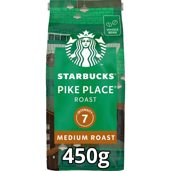 Pike Place café en grano 100% arábica intensidad 7 paquete 450 g