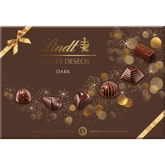 LINDT DULCES DESEOS Dark assorted dark chocolate bonbons case 337 g