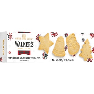 WALKERS Festive Shapes butter biscuits with Christmas motifs case 175 g