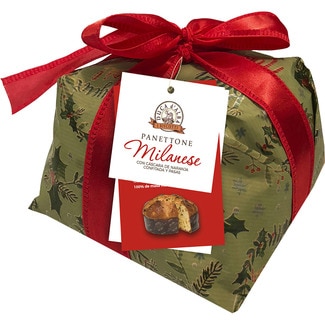 DUCA d'ALBA Panettone Milanese mit kandierter Orangenschale und Rosinen Karton 750 g