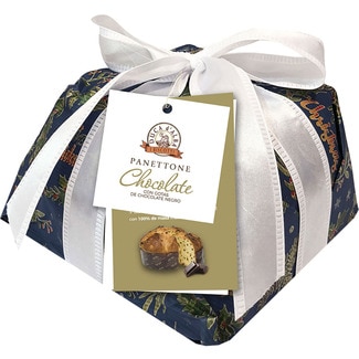 DUCA d'ALBA Schokoladen-Panettone mit Tropfen aus dunkler Schokolade Karton 750 g