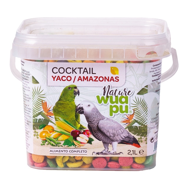 Wuapu – Alimento completo extrusionado para yacos y amazonas Wuapu 750 g.