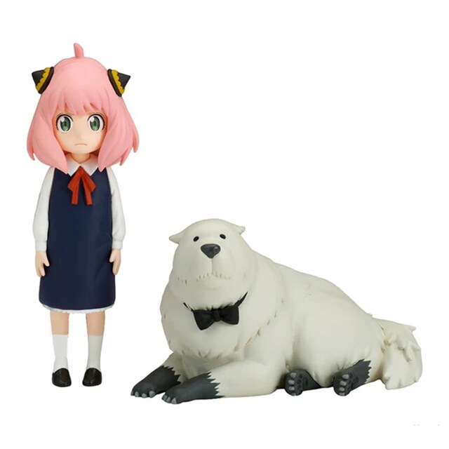 Estatua 11 cm Anya y Bond Spy X Familiy Banpresto.