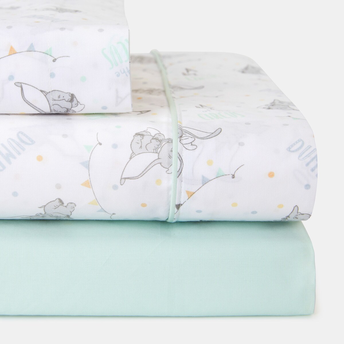 Imagem 0 de Conjunto de Lençóis Baby Dumbo - 3 Peças Estampadas (Disponível em Várias Medidas)