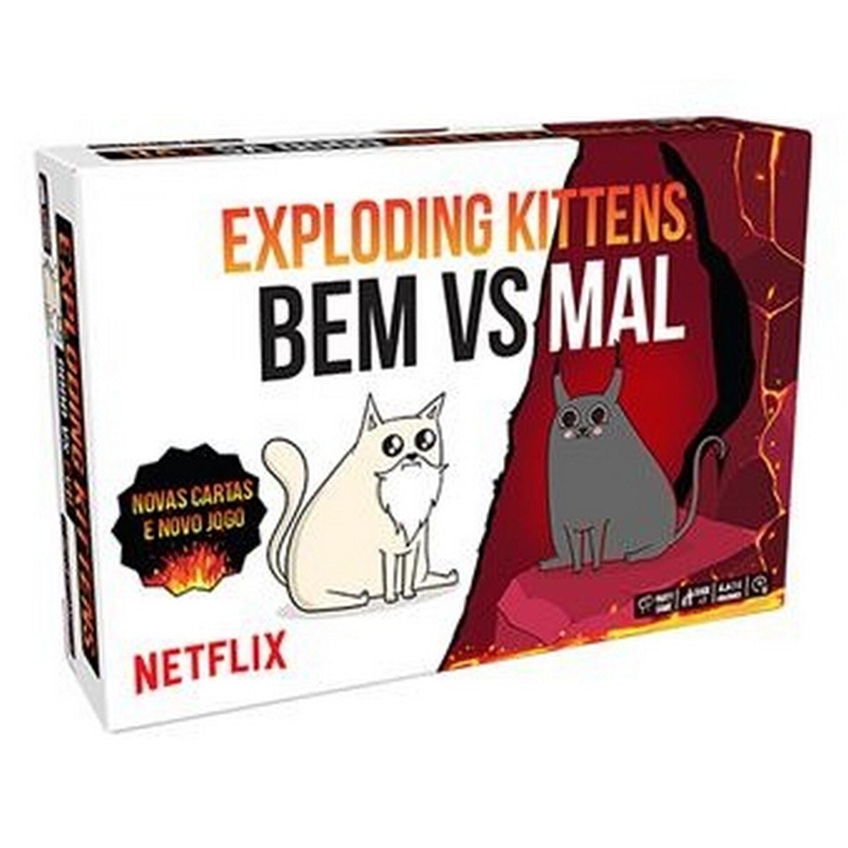 Imagem 0 de Jogo Exploding Kittens: Bem Vs Mal