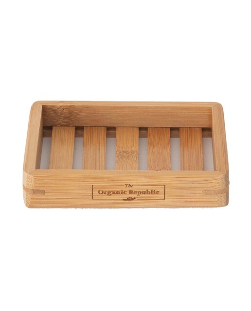 Jabonera de bambú para jabones y champús sólidos The Organic Republic