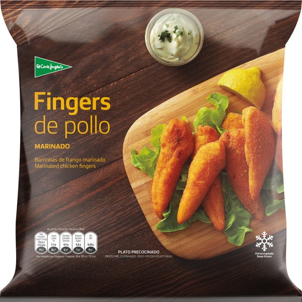 fingers de pollo marinado estuche 400 g