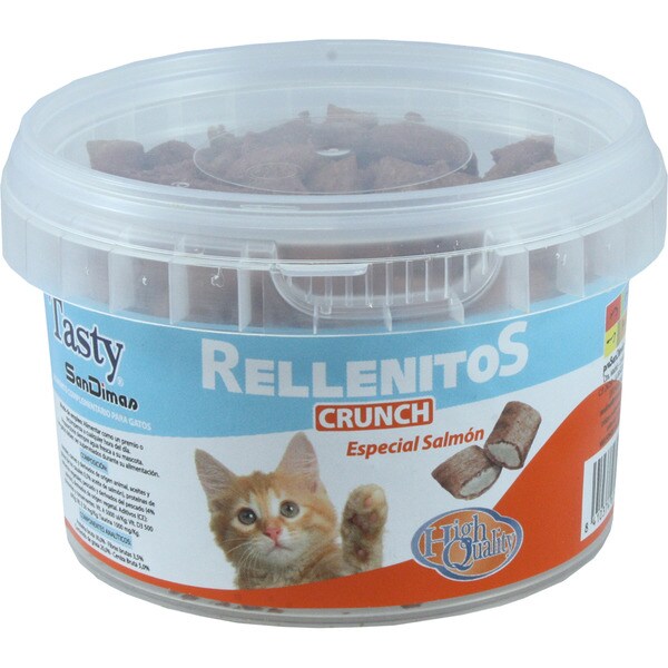 snack rellenos para gatos adultos con salmón envase 110 g