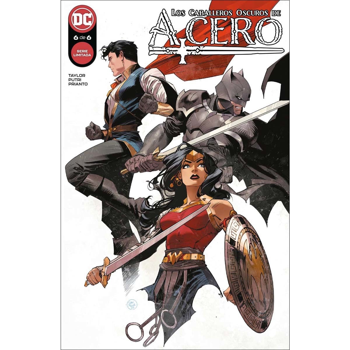 Imagem 0 de Los caballeros oscuros de acero núm. 6 de 6 (Capa mole)