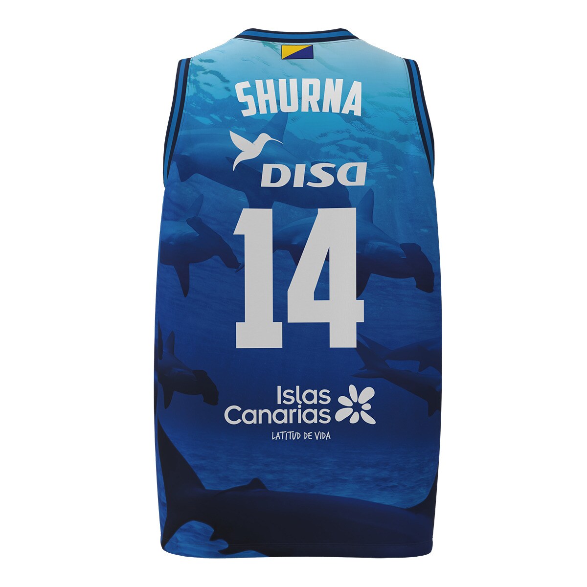 T-shirt de Criança 2.º Equipamento Gran Canaria 2023-2024 Azul-2