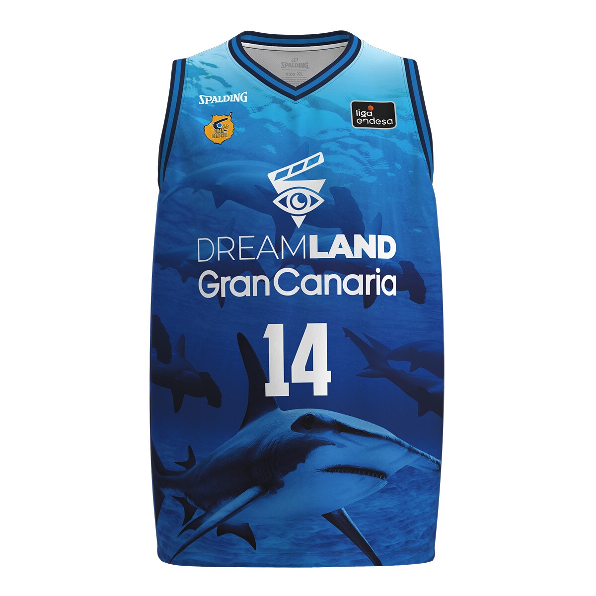 Imagem 0 de T-shirt de Criança 2.º Equipamento Gran Canaria 2023-2024