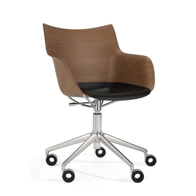 Silla de escritorio Q-Wood Kartell