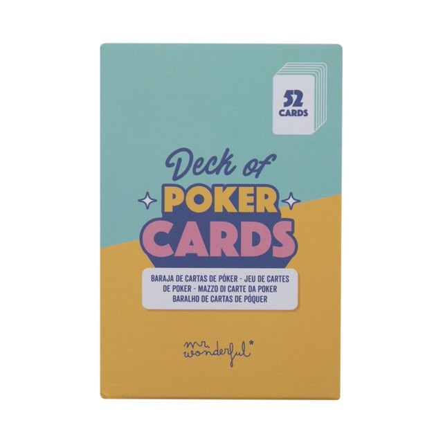Baraja de cartas de póker Mr. Wonderful.