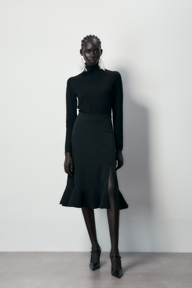 Jersey con cuello semiabierto para mujer