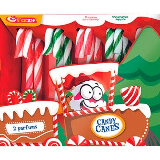 Fizzy Sortido Bengalas de Açúcar Verde e Vermelha embalagem 140 g