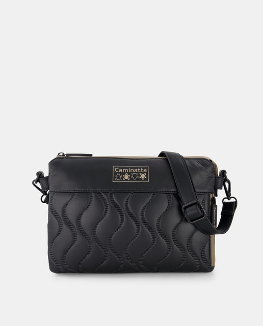 Black quilted online crossbody