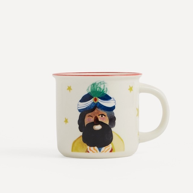 Taza mug Rey Mago Baltasar Navidad El Corte Inglés
