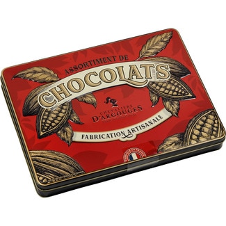 CHEVALIERS D'ARGOUGES Assorted chocolates tin 300 g