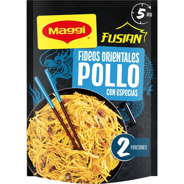 fideos orientales noodles Yakisoba sabor pollo asiático envase 121 g
