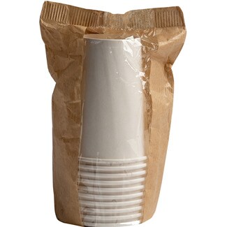 Karibou Copos Brancos de Cartão 14 Oz embalagem 10 unidades