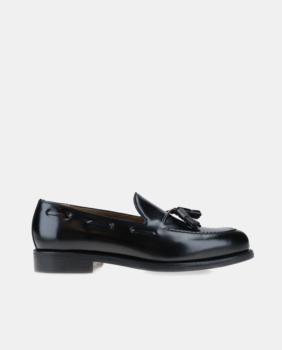 Berwick - Mocasines de hombre en piel con borlas.