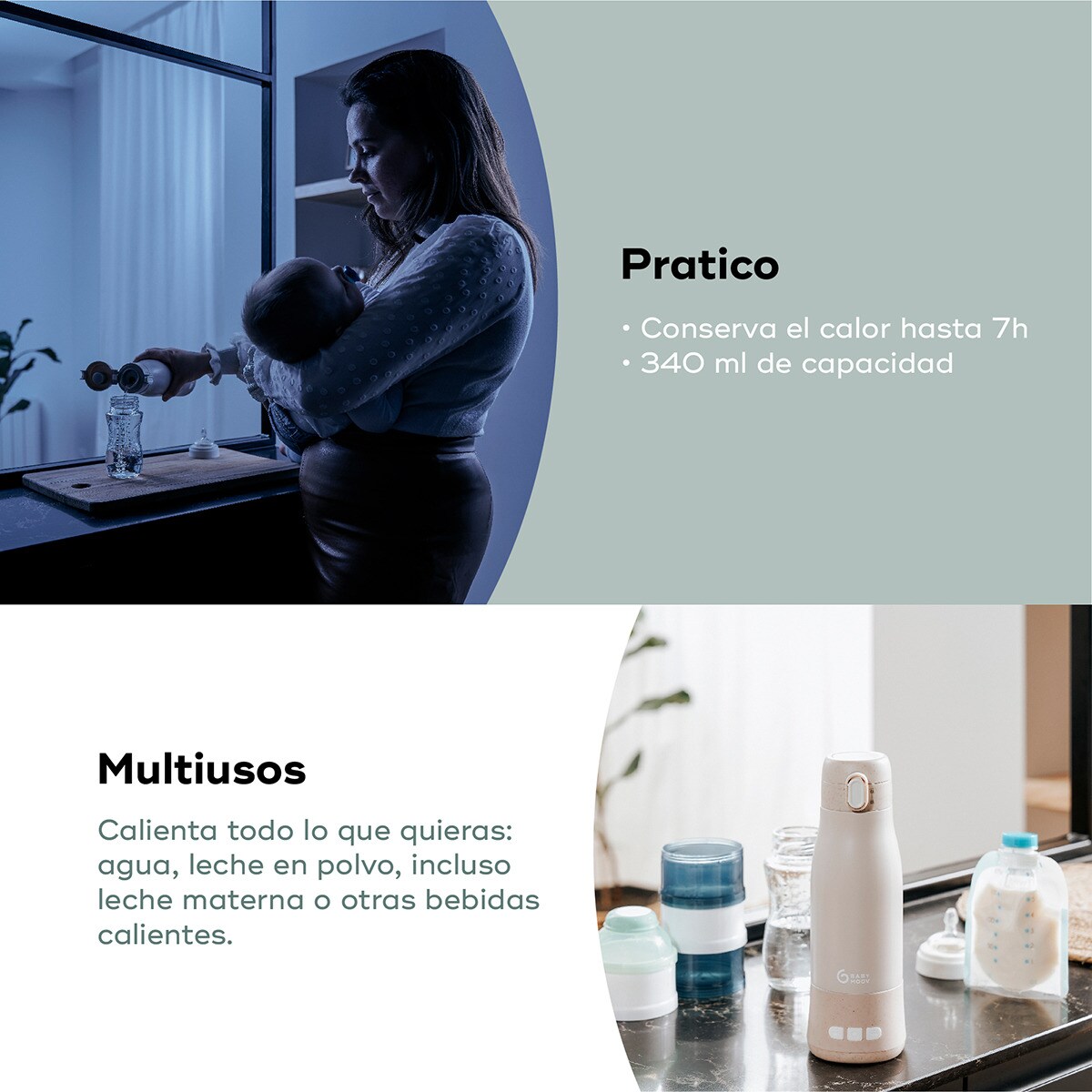 Aquecedor de Biberões Transportável com Bateria Moov & Feed Natural-5