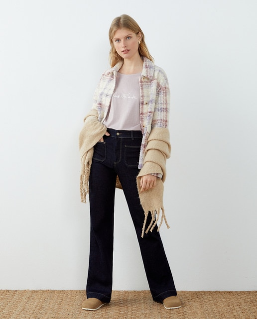 Pantalón denim de mujer