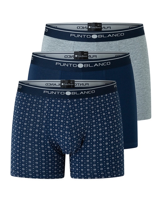 Pack de 3 boxers de punto liso
