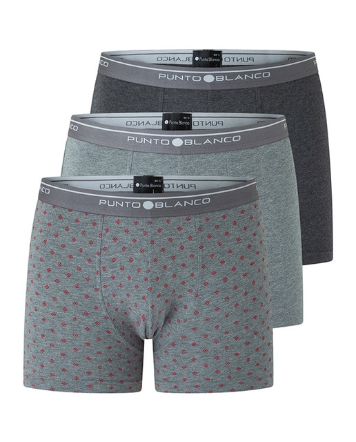Pack de 3 boxers de punto liso