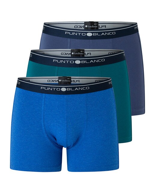 Pack de 3 boxers de punto liso