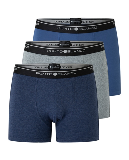 Pack de 3 boxers de punto liso